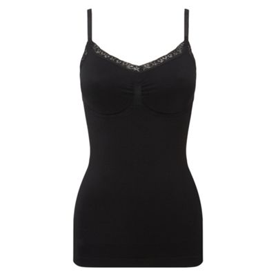 Phase Eight Black silhouette seamless camisole